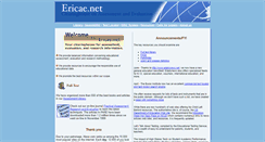 Desktop Screenshot of ericae.net